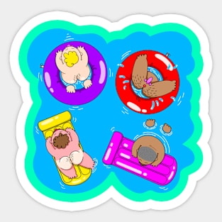 Pool Party Sticker